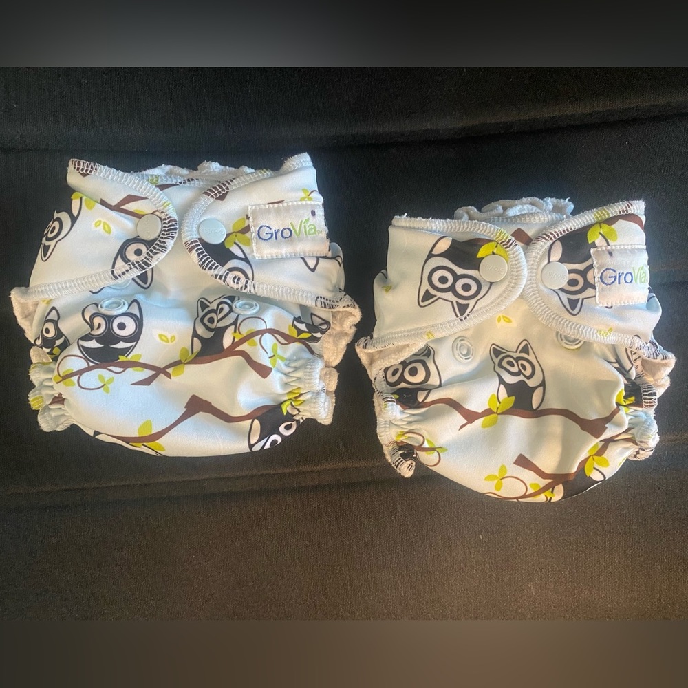 GroVia Newborn All In One Cloth Diapers